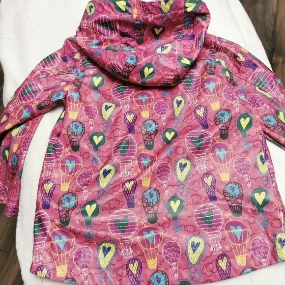 Kids Spring Printed Raincoat Rain Jacket - Picture 3 of 8